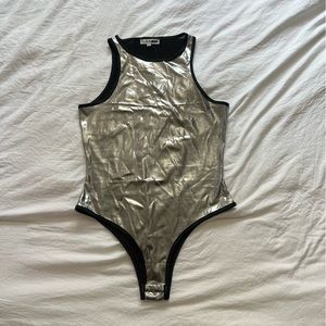 Metallic Skirt Set